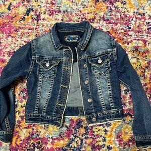 Grace in LA girls size medium jean jacket